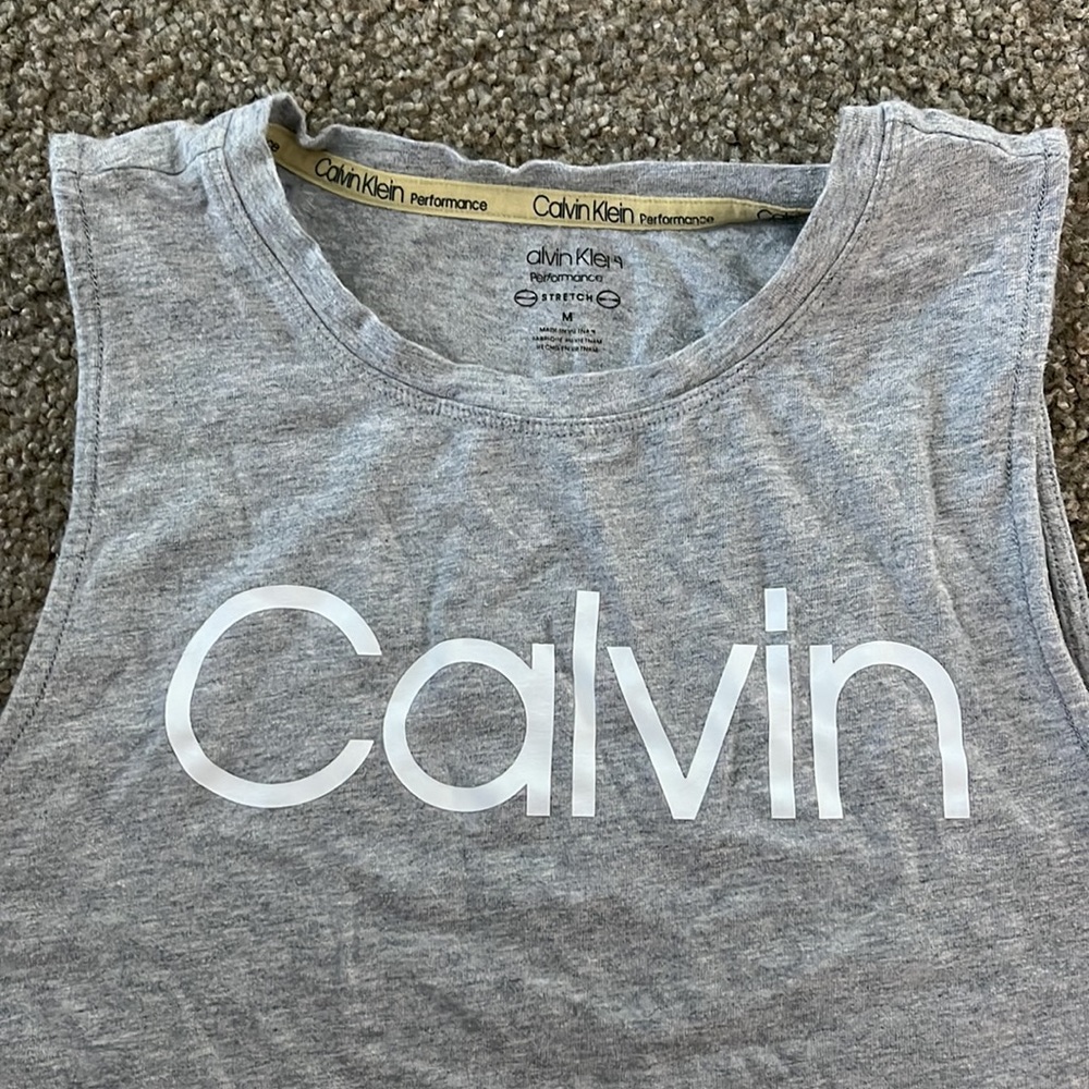 Grey Calvin Klein Tanktop - Picture 3 of 4